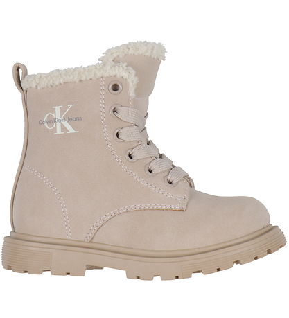 Calvin Klein Stígvél - Lace-Up - Forn Rose