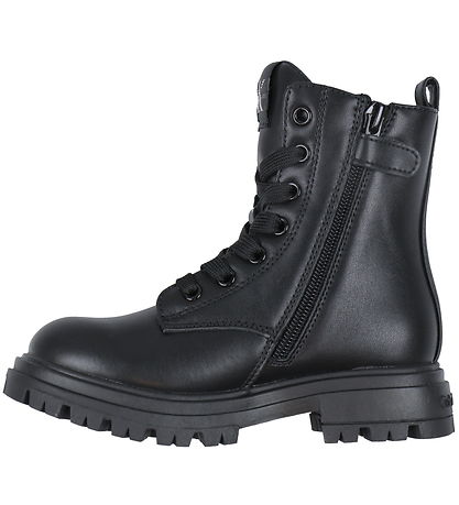 Calvin Klein Stígvél - Lace-Up - Svart