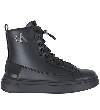 Calvin Klein Stígvél - Lace-Up - Svart