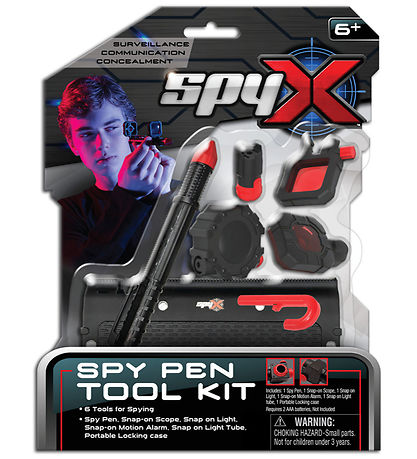 SpyX - Spy Pen Toolkit - Black/Red