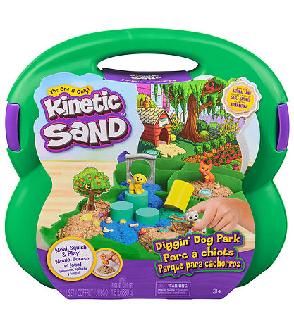 - Set de Plage Kinetic Sand - 680g - Parc Diggin' Dog