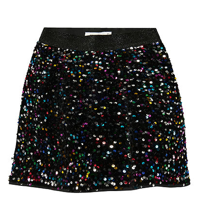 Name It Skirt - NkfRunica - Black/Multi w. Sequins