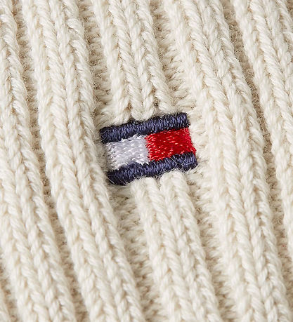 Tommy Hilfiger Beanie - Knitted - Essential Pom Pom - Newsprint