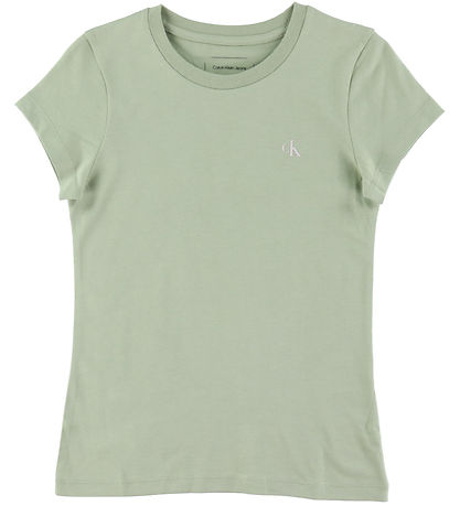 Calvin Klein T-Shirt - 2er-Pack - Slim Monogramm - Turteltaube/M