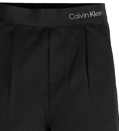 Calvin Klein Hosen - Logoband breit Twill Punto - Schwarz