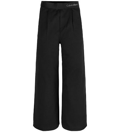 Calvin Klein Hosen - Logoband breit Twill Punto - Schwarz