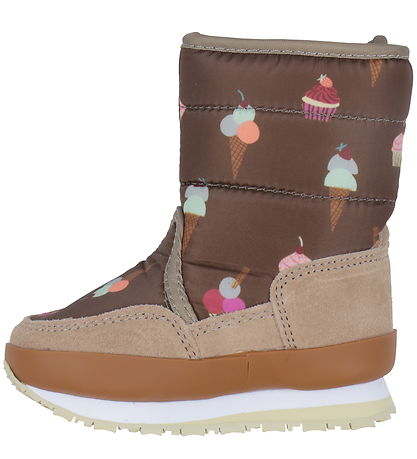Rubber Duck Vinterkängor - Snow Jogger Sweet Tooth - Mocca