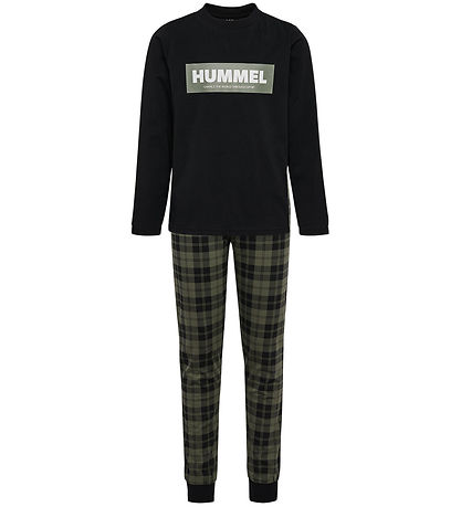 Hummel Pyjama Set - 2 Parts - HmlNolan - Black/Army