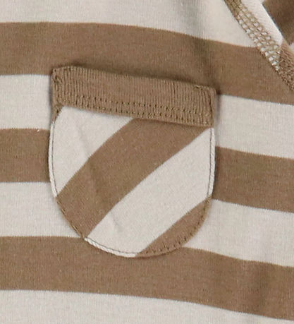 Katvig Blouse - Brown/Beige Striped