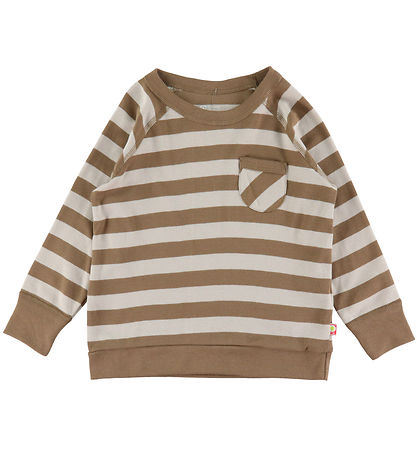 Katvig Blouse - Brown/Beige Striped