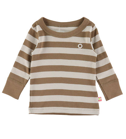 Katvig Bluse - Braun/Beige gestreift