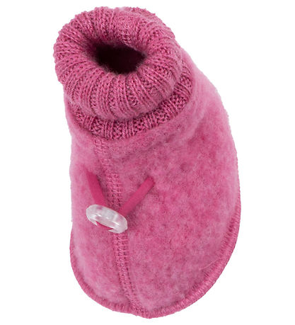 Joha Booties - Wool - 2-layer - Raspberry