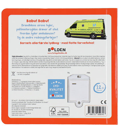 Forlaget Bolden Book w. Sound - Look And Listen - Babu! Babu!