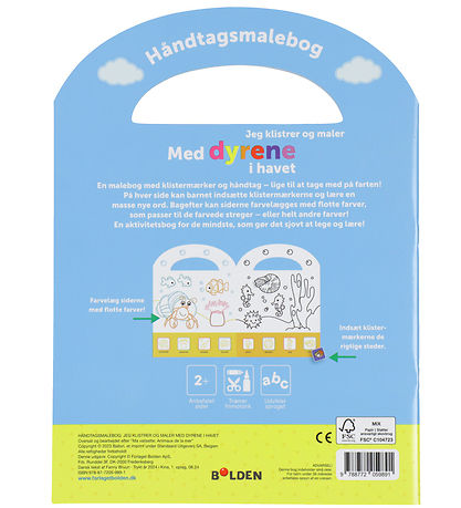 Forlaget Bolden Handle Coloring Book w. Stickers - With the Anim