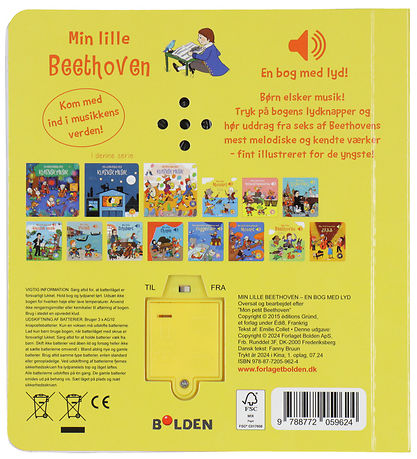 Forlaget Bolden Book w. Sound - My Little Book with Beethoven