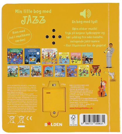 Forlaget Bolden Book w. Sound - My Little Book With Jazz