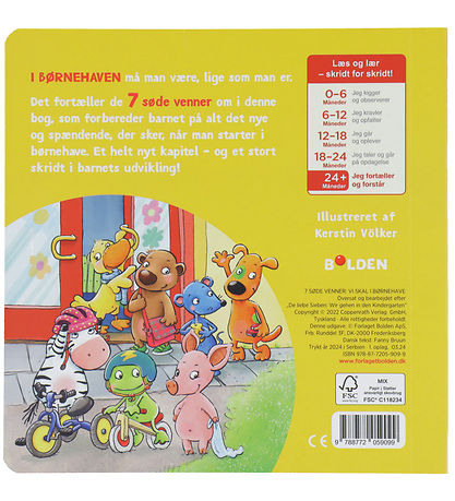 Forlaget Bolden Book - 7 Sweet Friends - We Are Going I Kinderga