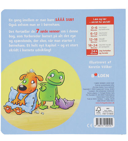 Forlaget Bolden Bok - 7 söta vänner - Sååå arga!