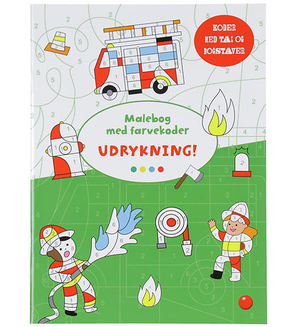 Forlaget Bolden Colouring Book w. Color codes - Emergency