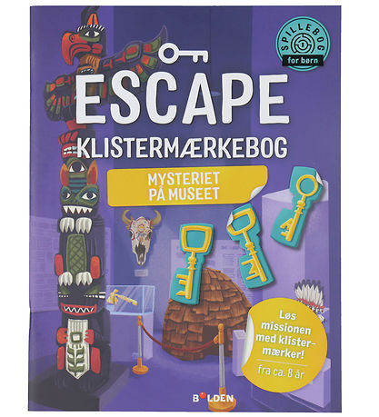Forlaget Bolden Escape Límmiðabók: Leyndardómurinn á safninu