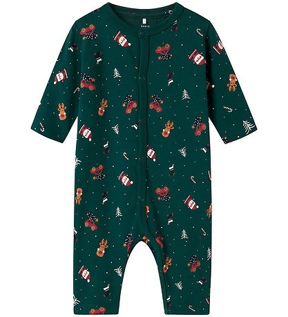 Name It Pyjamasdräkt - NbnVismas - Botancial Garde/Jul