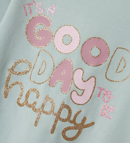 Name It Blouse - NmfVix - Gray Mist/Good Day