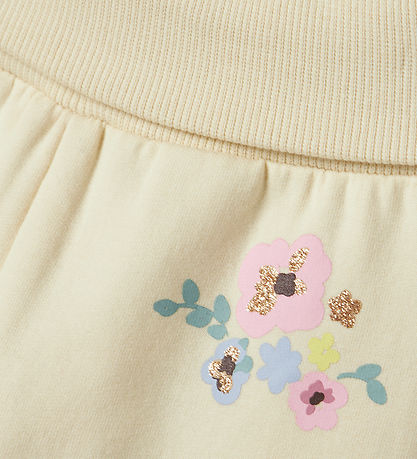 Name It Sweatpants - NbfVrillie - Summer Sand/Flowers