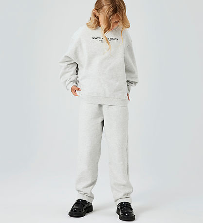 Name It Sweatpants - NkfNakonni - Light Grey Melange
