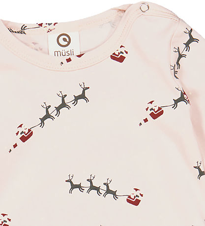 Müsli Bodysuit L/æ - Santa - Nightingale