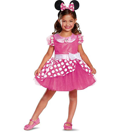 Disguise Búningur - Bleikt Minnie Deluxe