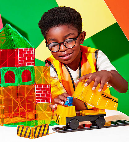 Ensemble d'aimants Magna-Tiles - 50 Parties - Builder XL + Micro