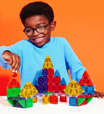 Magna-Tiles Segulsett - 70 Partar - MicroMAGS