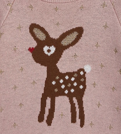 Hust and Claire Blouse - Knitted - Puzzle - Adobe Rose