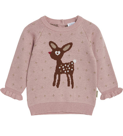 Hust and Claire Blouse - Knitted - Puzzle - Adobe Rose