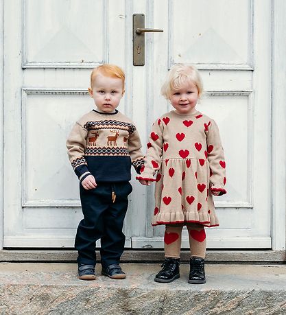 Hust and Claire Kjóll - Prjónað - Karina - Kex Melange