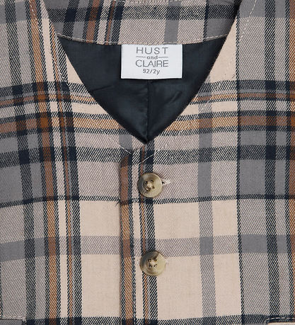 Hust and Claire Waistcoat - Eich - Doeskin