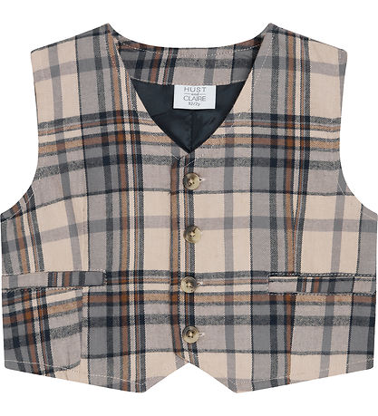Hust and Claire Waistcoat - Eich - Doeskin