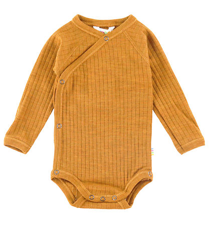 Joha Wrap samfella L/æ - Ull - Gult