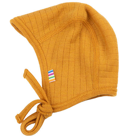 Joha Baby Hat - Wool - 2-layer - Yellow