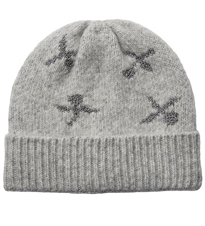 Sofie Schnoor Beanie - Knitted - Wool - Grey