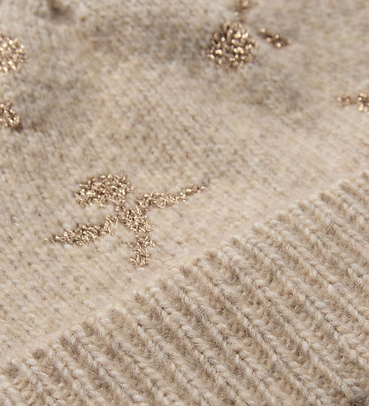 Sofie Schnoor Beanie - Knitted - Wool - Beige