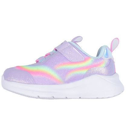 Skechers Skór M. Ljós - Unicorn Chaser - Lavender/Multi