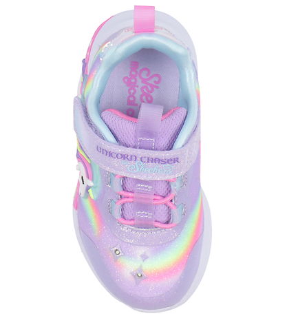 Skechers Skór M. Ljós - Unicorn Chaser - Lavender/Multi
