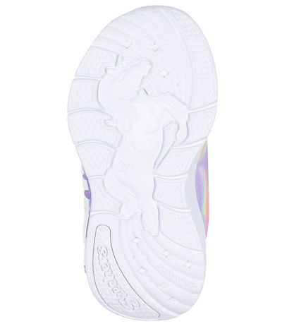 Skechers Skór M. Ljós - Unicorn Chaser - Lavender/Multi
