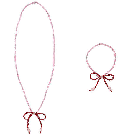 Konges Sløjd Jewelery - Bracelet/Necklace - Mellow Rose/Rio Red