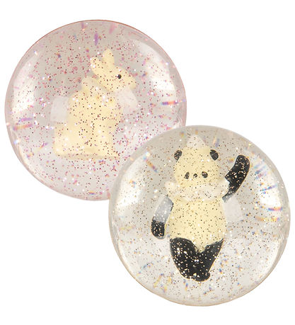 Konges Sløjd Bouncy balls - 2-Pack - Bunny/Panda