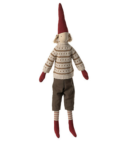 Maileg Tomte - 61 cm - Pojke m. Byxor/Stickad Tröja