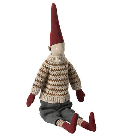Maileg Elf - Size3 - Boy w. Trousers/Knitted Blouse