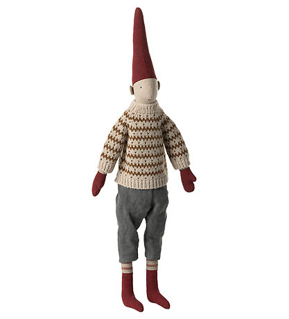 Maileg Elf - Size3 - Boy w. Trousers/Knitted Blouse