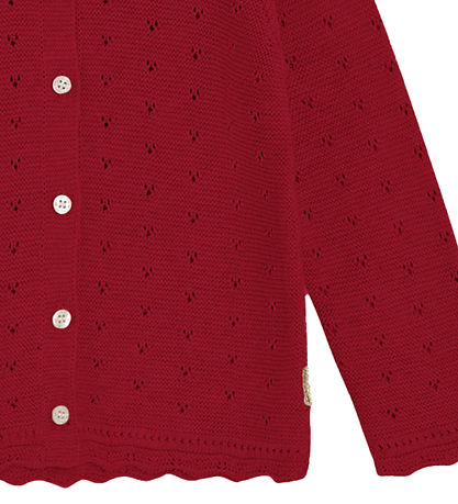 Hust and Claire Cardigan - Prjónað - Caren - Teaberry